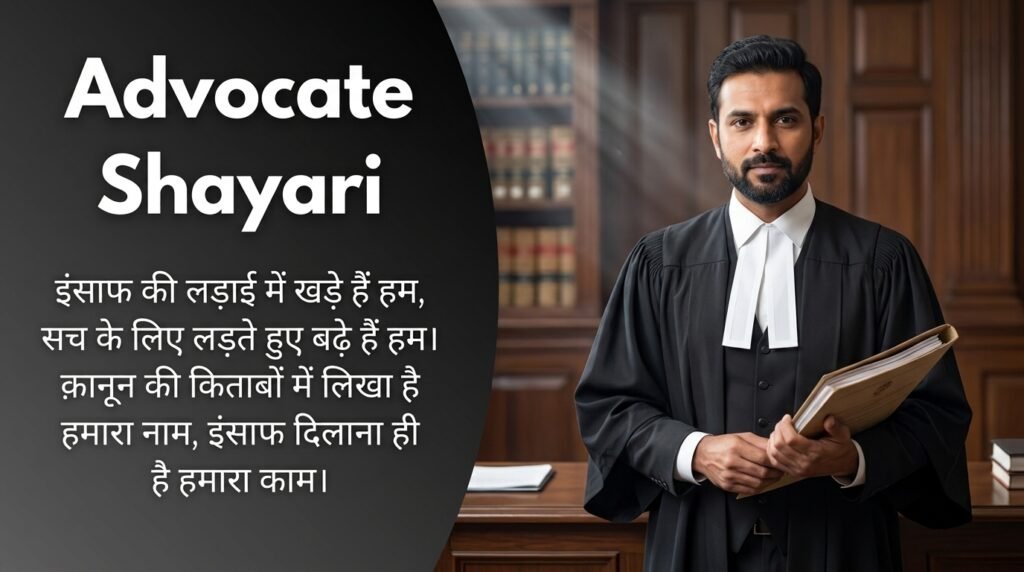 Advocate Shayari