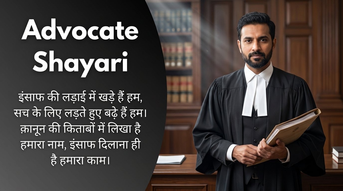 Advocate Shayari