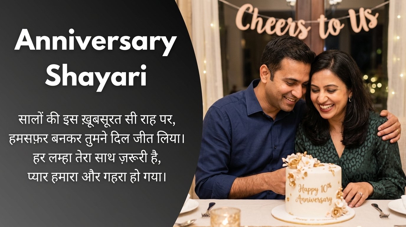 Anniversary Shayari