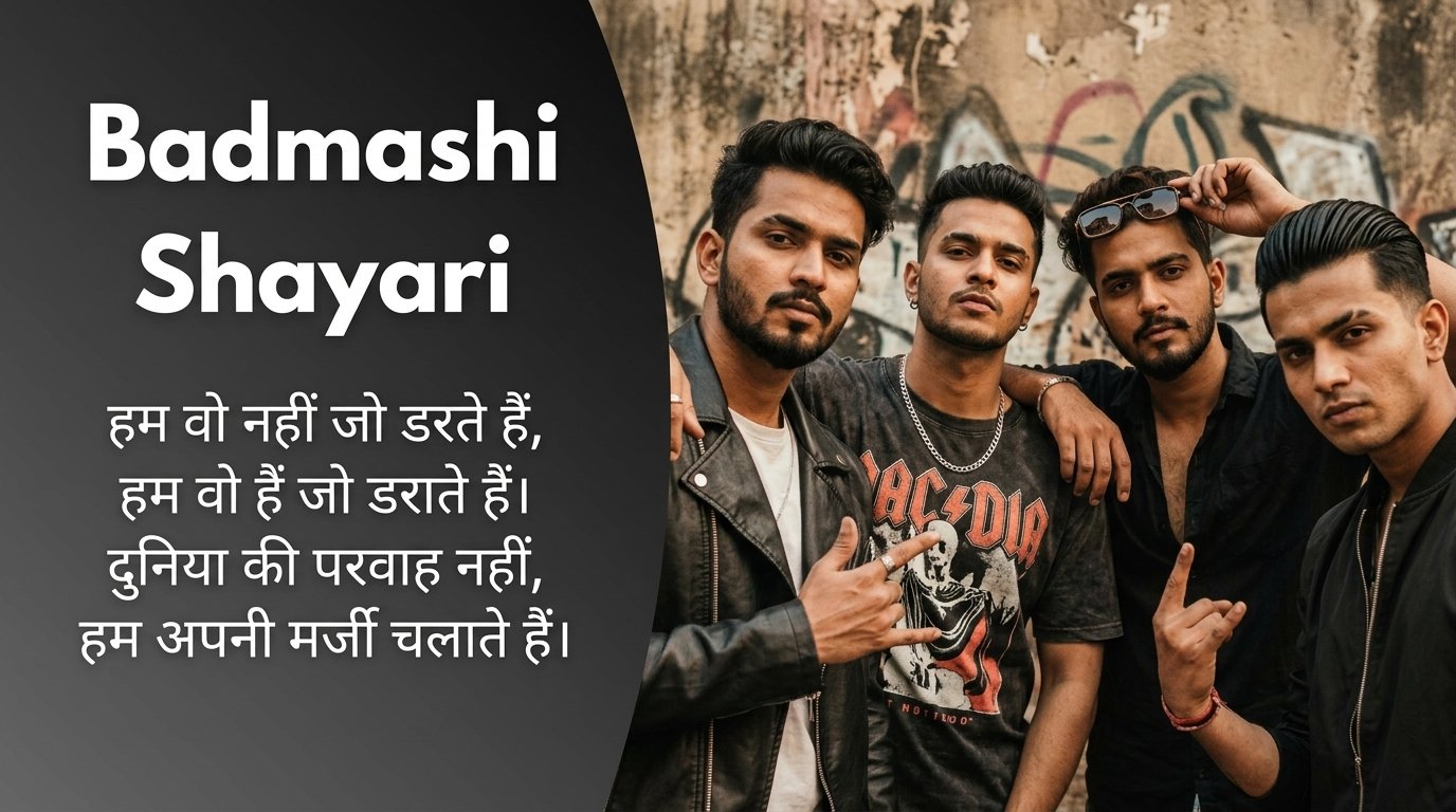 Badmashi Shayari