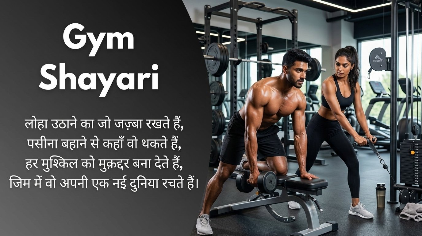 Gym Shayari
