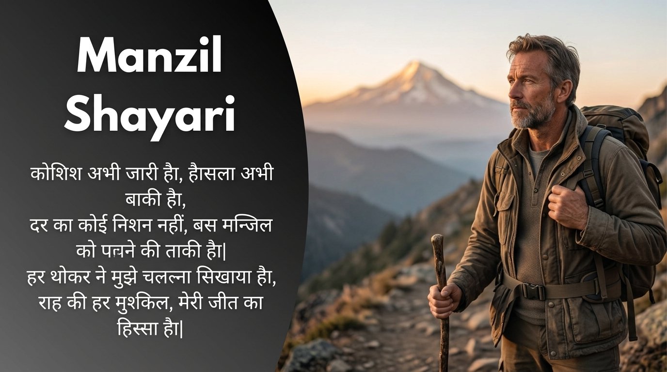 Manzil Shayari