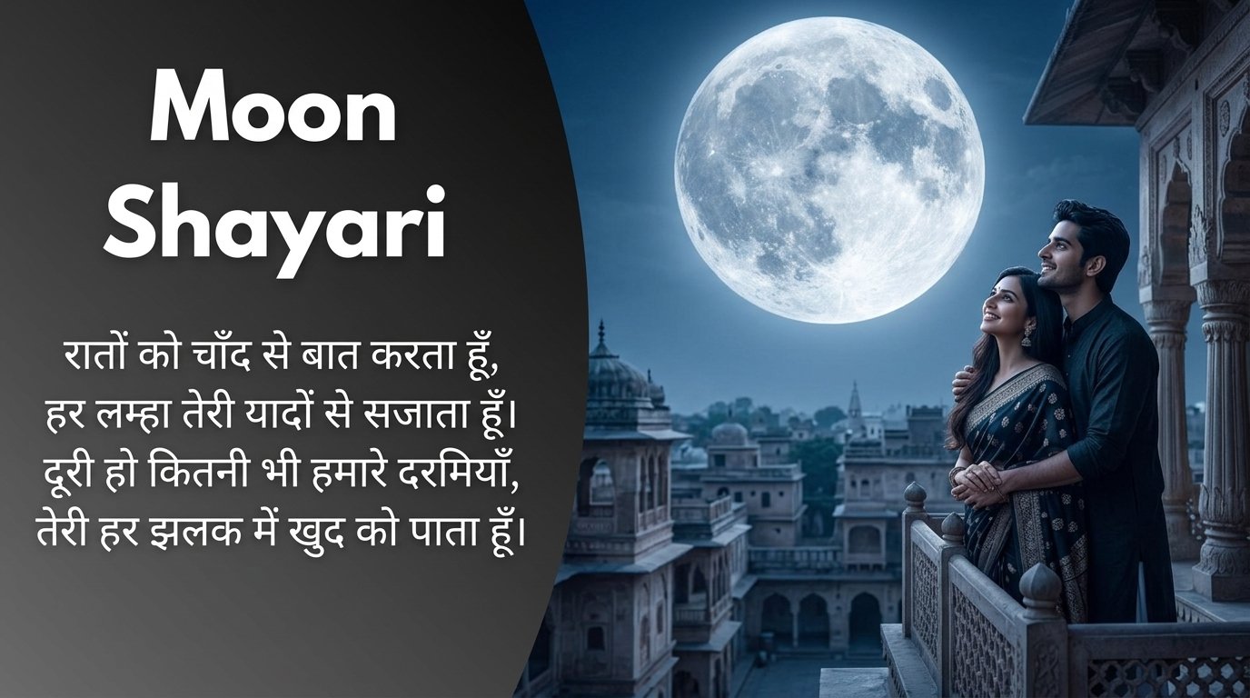 Moon Shayari