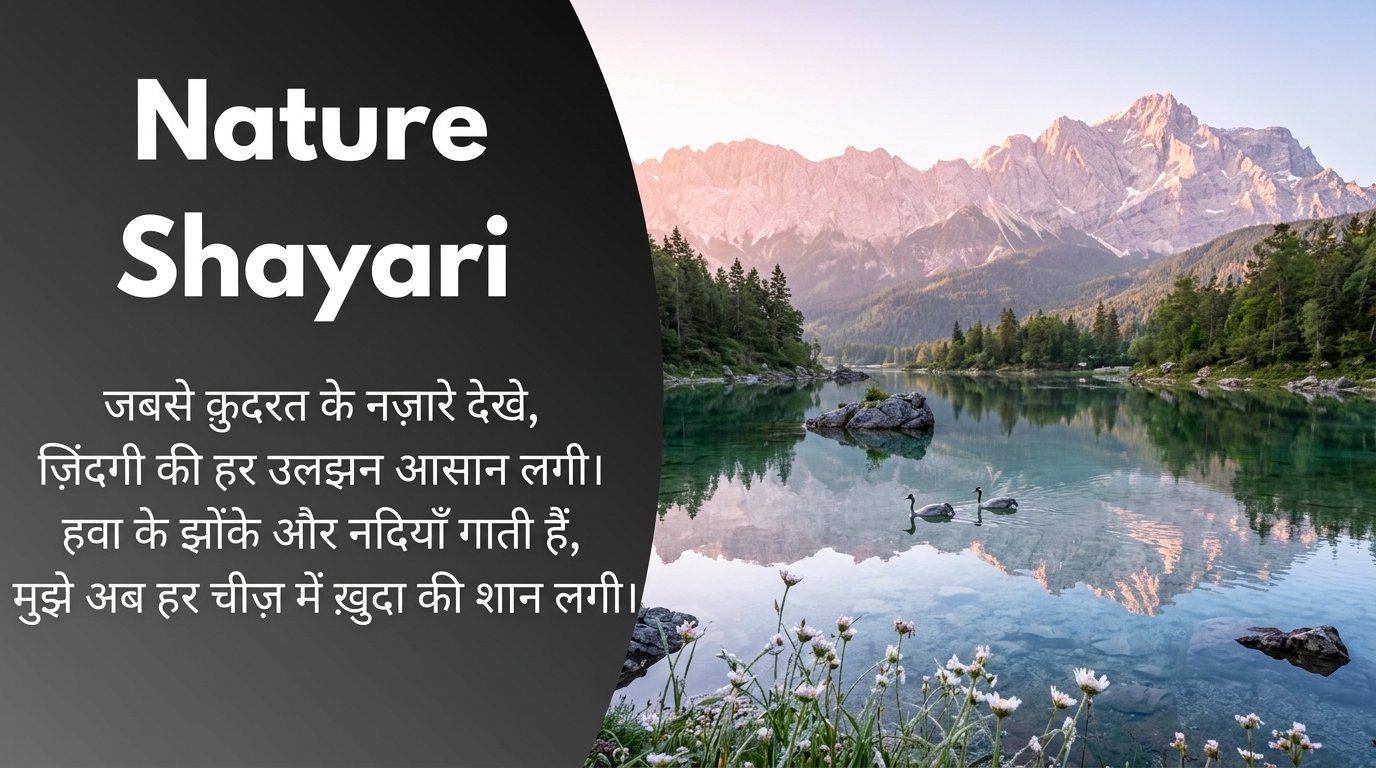 Nature Shayari