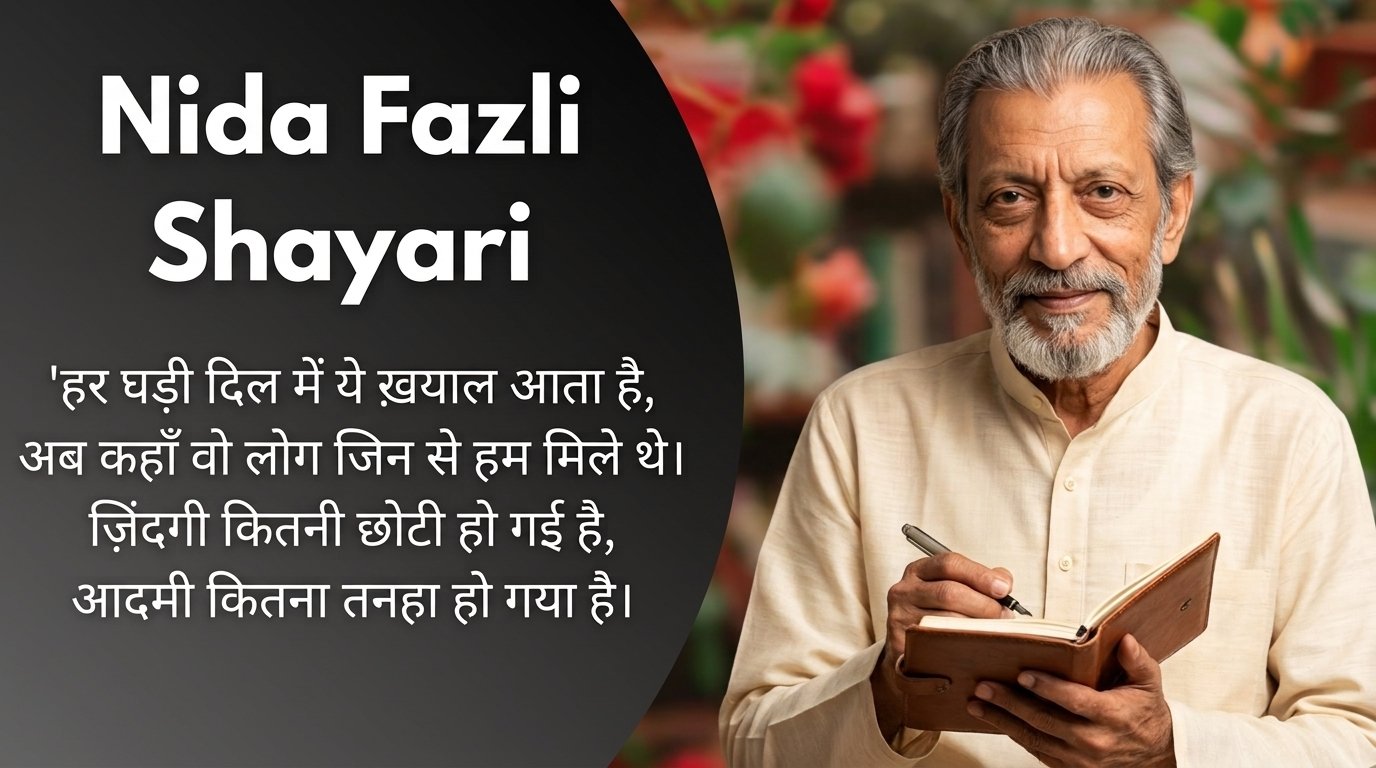 Nida Fazli Shayari