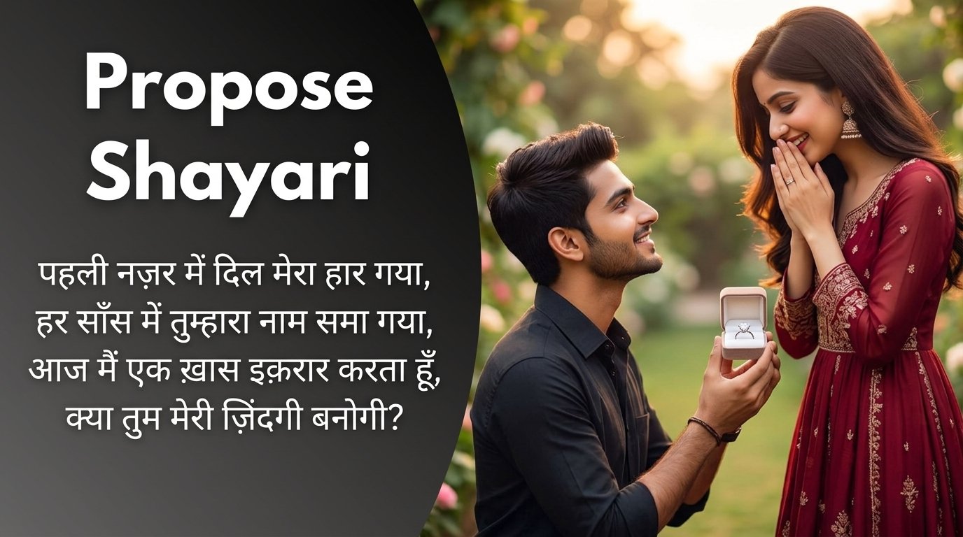 Propose Shayari