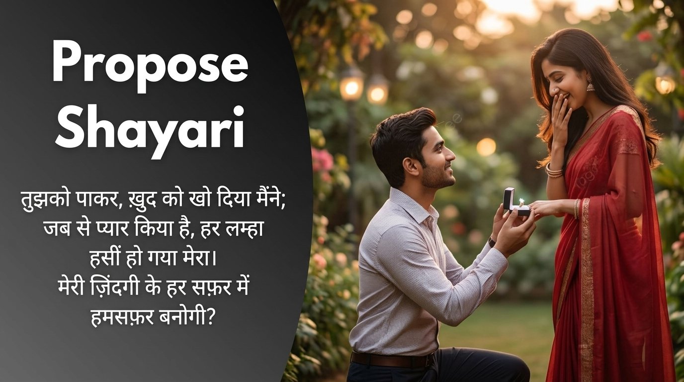 Propose Shayari