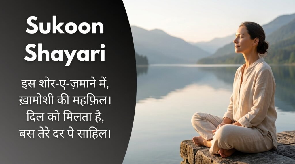 Sukoon Shayari