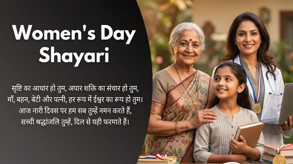 Women's Day Shayari
