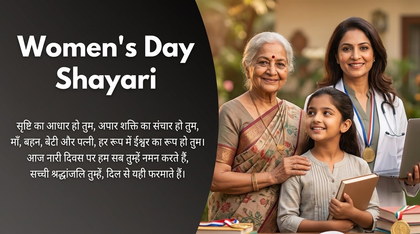 Women's Day Shayari